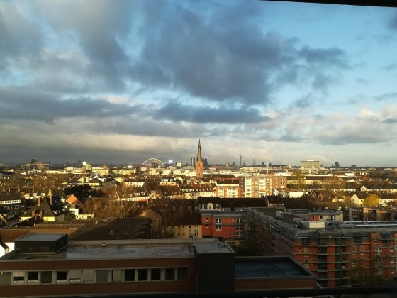 Abenddämmerung über Köln