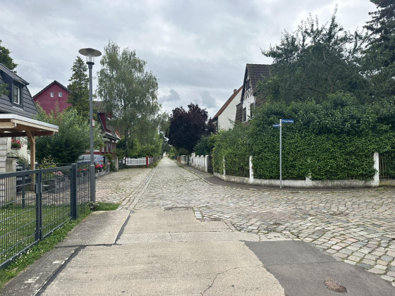 Birnenweg, Ecke Pfirsichweg Juli 2024