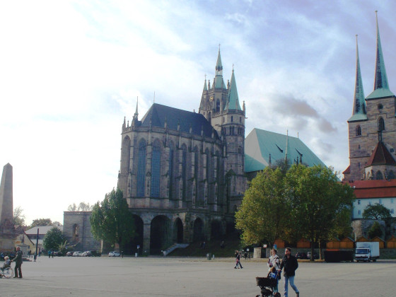 Domplatz in Erfurt