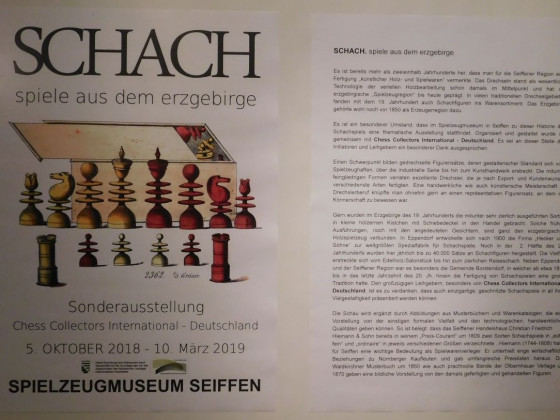 Sonderausstellung Schachspiele