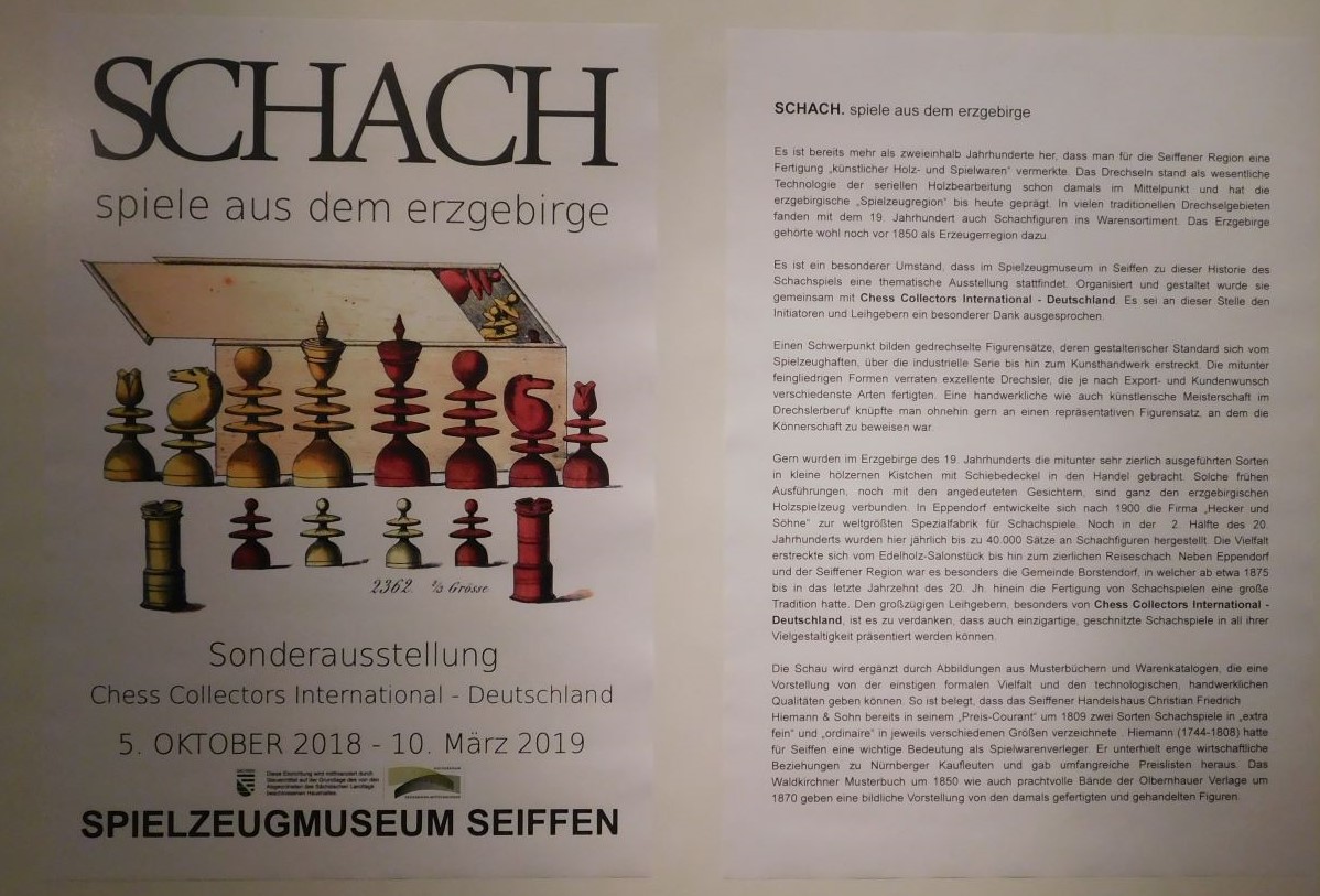 Sonderausstellung Schachspiele