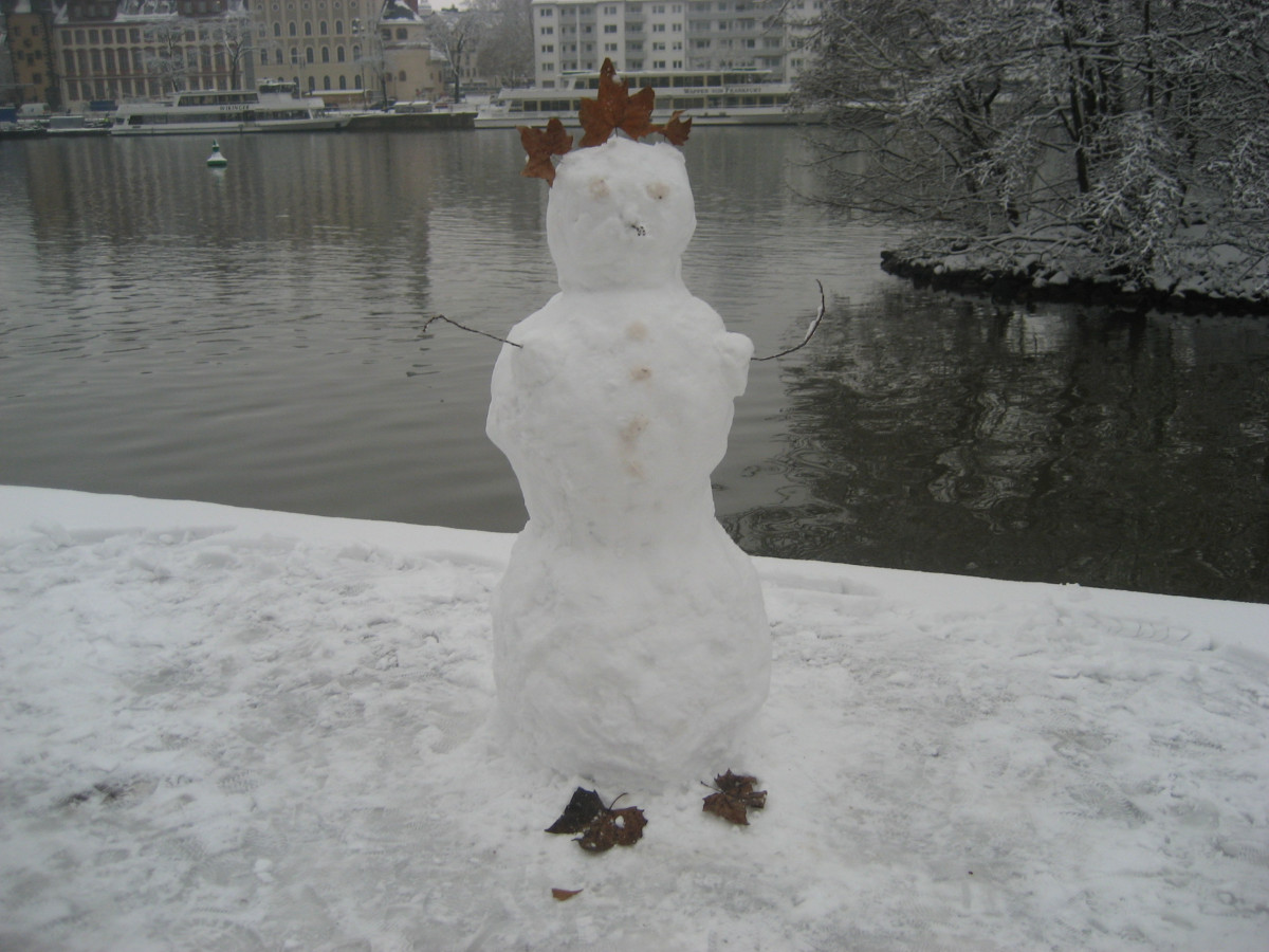 Ich möchte gern ein Schneemann sein:)